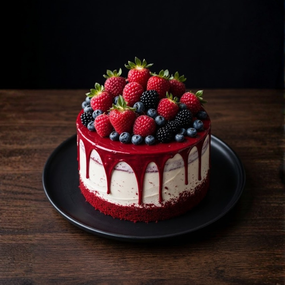 Tarta Naked de Frutos Rojos